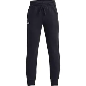 Under Armour RIVAL FLEECE JOGGERS Chlapčenské tepláky, čierna, veľkosť XS