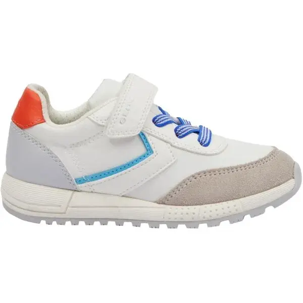 Geox ALBEN Chlapčenské voľnočasové topánky, biela, veľkosť