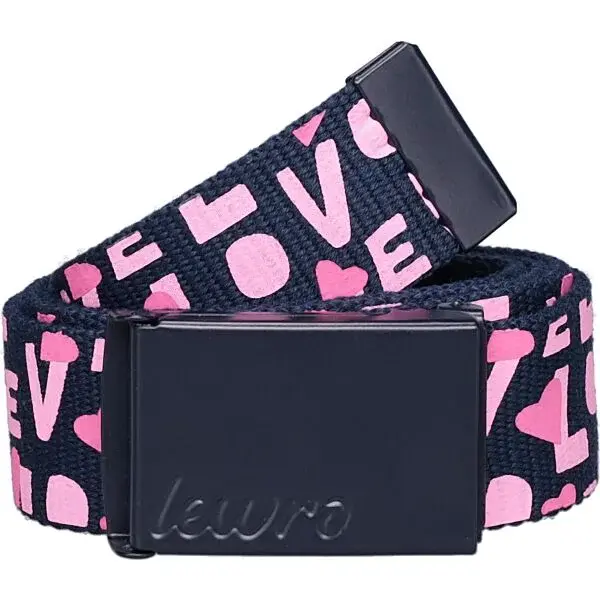 Lewro BOTUM Detský textilný opasok, tmavo modrá, veľkosť