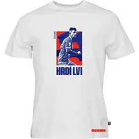 Puma FAČR HRDÍ LVI HLOŽEK Pánske tričko, biela, veľkosť