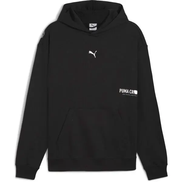 Puma M GRAPHIC FRENCH TERRY HOODIE Pánska mikina, čierna, veľkosť