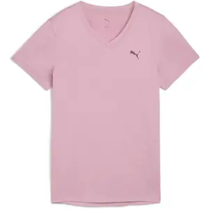 Puma W TAD ESSENTIAL VNECK TEE Dámske športové tričko, ružová, veľkosť
