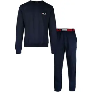 Fila IN COTTON BRUSHED FLEECE Pánske pyžamo, tmavo modrá, veľkosť