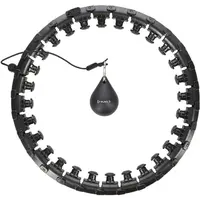 HMS HHW12 PLUS SIZE Masážna hula hop obruč so závažím a počítadlom, čierna, veľkosť
