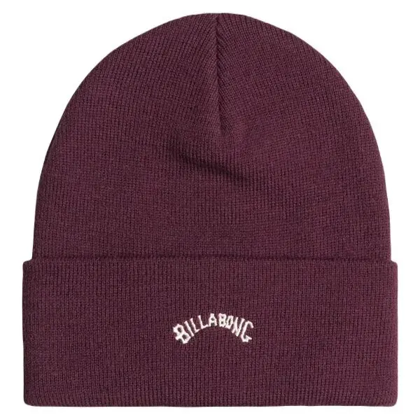 Billabong ARCH BEANIE Pánska čiapka, vínová, veľkosť UNI