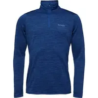 Klimatex ISAMU Pánska mikina s krátkym zipsom, modrá, veľkosť