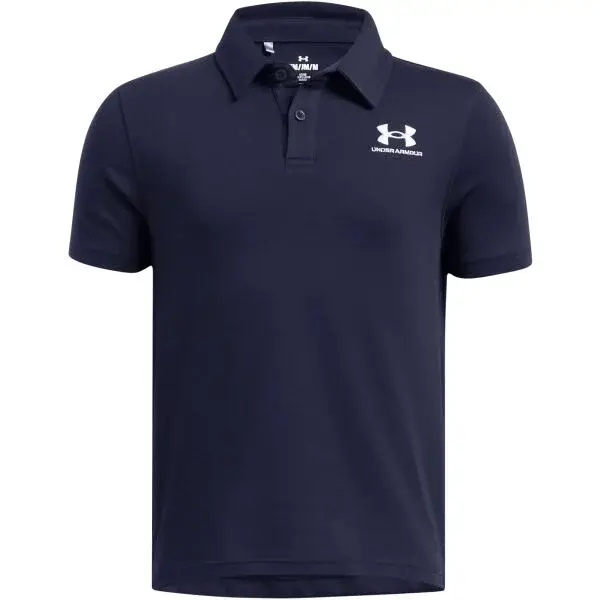 Under Armour ICON POLO Chlapčenské tričko, tmavo modrá, veľkosť L