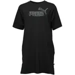 Puma ESSENTIALS LOGO DRESS TR Dámské šaty, černá, velikost