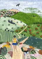 Túra za vínom - Sara Boccaccini Meadows - puzzle z kategorie 500 - 1000 dílků