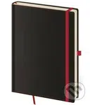 Zápisník Black Red L linkovaný