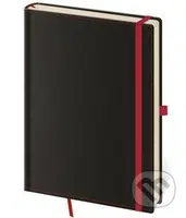 Zápisník Black Red L linkovaný