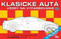Klasické autá (Vzory na vyfarbovanie + 60 samolepiek) - kniha z kategorie Pro děti