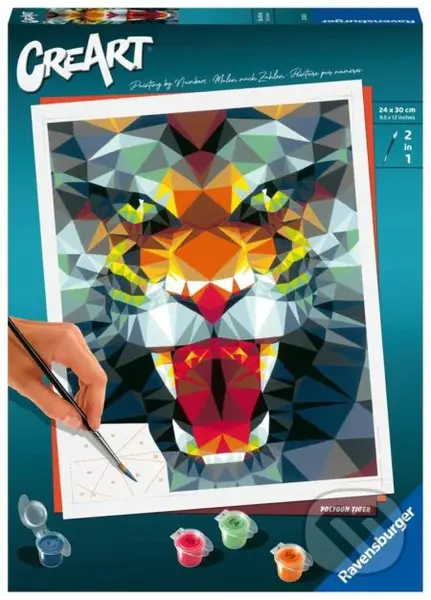 Ravensburger CreArt - Polygonový tygr