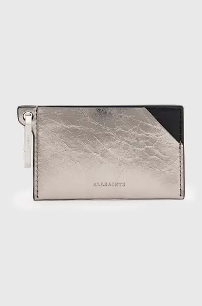 Kožené pouzdro na karty AllSaints HEX CARDHOLDER