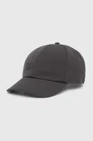 Kšiltovka Jack Wolfskin Baseball šedá barva, s aplikací, 1900675