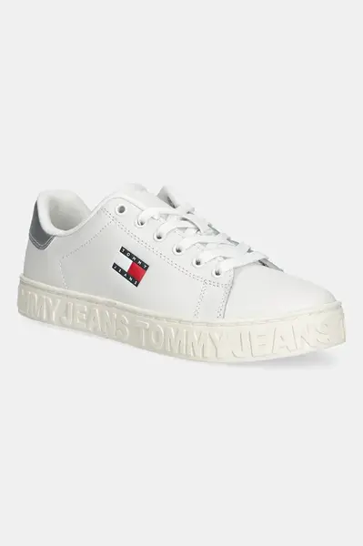 Kožené tenisky Tommy Jeans TJW LOGO SNEAKER ESS