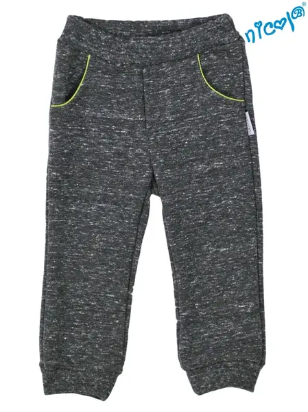 Nicol Kojenecké bavlněné tepláky , Boy - grafit, vel. 56