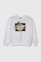 Dětská bavlněná mikina United Colors of Benetton