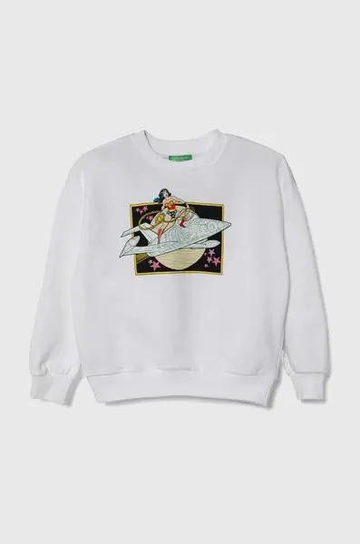 Dětská bavlněná mikina United Colors of Benetton