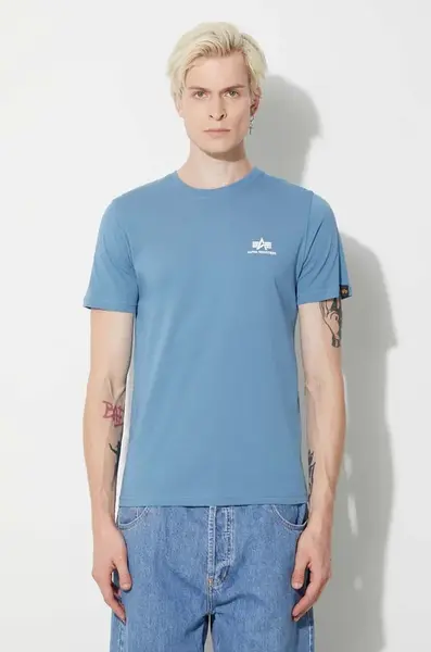 Bavlněné tričko Alpha Industries Basic T Small Logo 188505.538