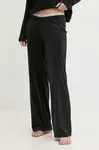 Pyžamové kalhoty Juicy Couture VICKY RIB FLARE PANT