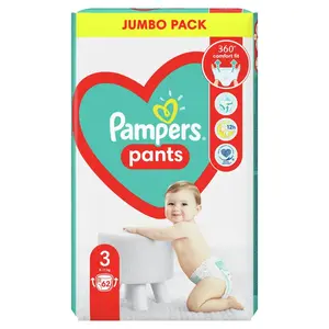 Pampers vel. 3 Jumbo Pack 6-11 kg plenkové kalhotky 62 ks