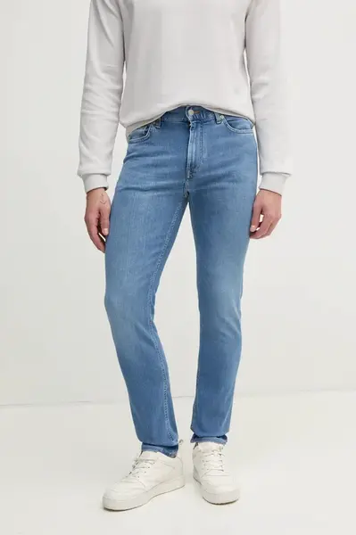 Džíny Tommy Hilfiger pánské, modrá barva, MW0MW38823