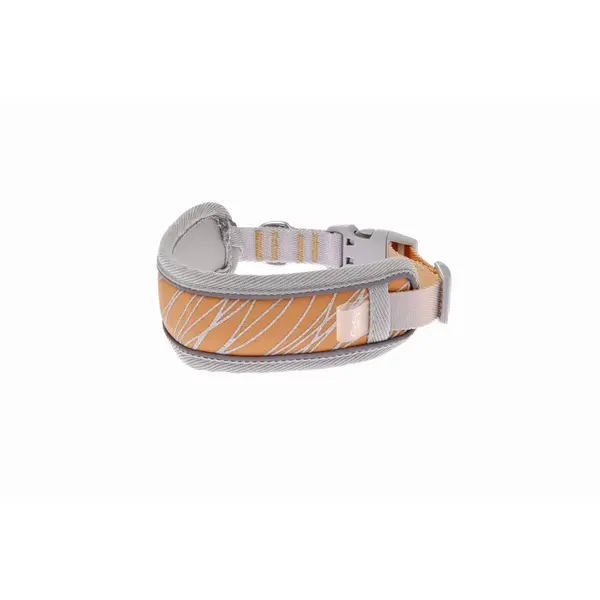 Ferribiella Onda Bold Reflexní obojek, Barva: Žlutá, Velikost: L