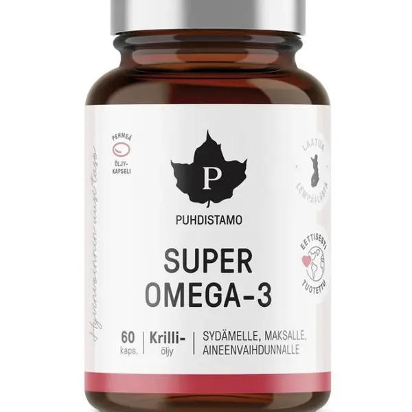 Puhdistamo Super Omega 3 60 kapslí