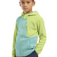 Dětská bunda Jack Wolfskin ACTAMICRID MIDLAYER tyrkysová barva