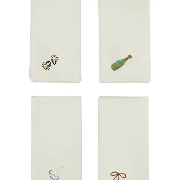 Sada bavlněných ubrousků OYOY New Year Napkin 4-pack