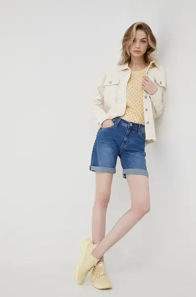 Džínové šortky Pepe Jeans Poppy