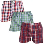 Styx 3PACK pánské trenky klasická guma vícebarevné (3A20246) L