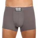 Styx Pánské boxerky klasická guma tmavě šedé (Q1063) S