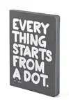 Zápisník Nuuna EVERYTHING STARTS FROM A DOT