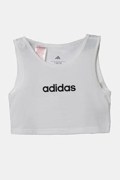 Bavlněný top adidas bílá barva, JC9734