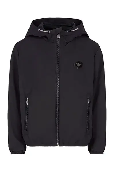 Dětská bunda Emporio Armani černá barva, 8N4BQ0 1NZQZ