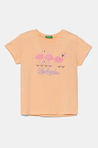 Dětské bavlněné tričko United Colors of Benetton