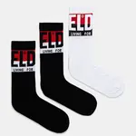 Ponožky Diesel SKM-RAY-THREEPACK SOCKS 3-pack pánské, černá barva, 00SAYJ.0IQAR
