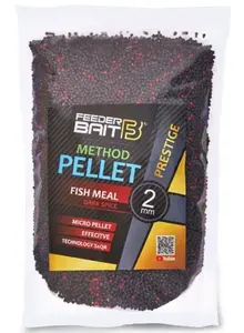 Feederbait pellet prestige dark 2 mm 800 g - spice