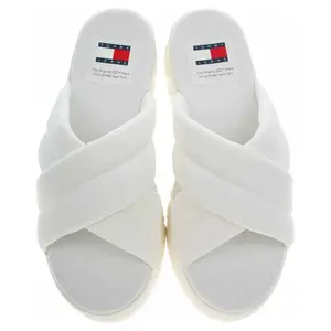 Dámské pantofle Tommy Hilfiger EN0EN02465 Ecru 39