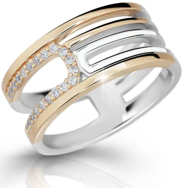 Modesi Originální stříbrný prsten M11076 58 mm