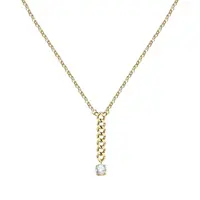 Morellato Okouzlující pozlacený náhrdelník s krystaly Poetica SAUZ07