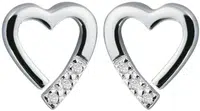 Hot Diamonds Náušnice Hot Diamonds Just add Love Memories DE110