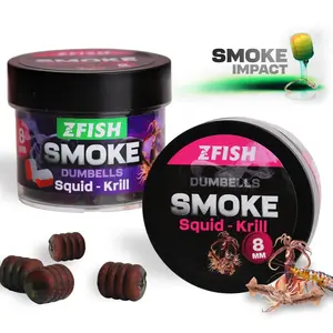 Zfish smoke pop-up dumbells 8 mm 20 g - squid krill
