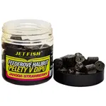 Jet fish feederové halibut pelety v dipu 12 mm 120 g-česnek
