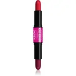 NYX Professional Makeup Wonder Stick Cream Blush oboustranná konturovací tyčinka odstín 05 Bright Amber and Fuchsia 2x4 g