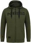 Navitas mikina core zip hoody green - xxl