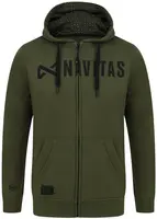 Navitas mikina core zip hoody green - xxl