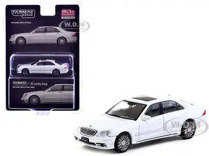 Mercedes-Benz S-Class Wald "Lamley Special Edition" Alabaster White "Global64" Series 1/64 Diecast Model by Tarmac Works